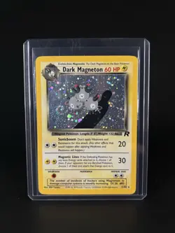 Vintage Pokemon Card - Dark Magneton 11/82 Team Rocket Holo - Image 3