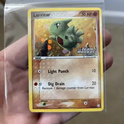 Larvitar 63/109 Team Rocket Returns STAMPED Reverse Holo 2004 Pokemon - Image 1