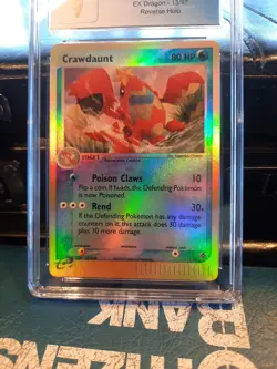 Crawdaunt REVERSE HOLO cgc 9 MINT EX Dragon 13/97 2003 psa card Pokemon ccg - Image 3