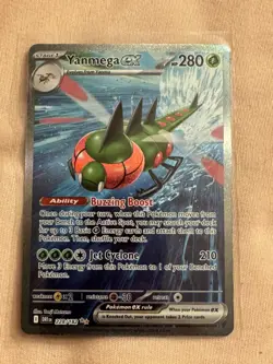 Pokemon TCG Yanmega EX Special Illustration Rare Card 228/182 SV Destined Rivals - Image 1