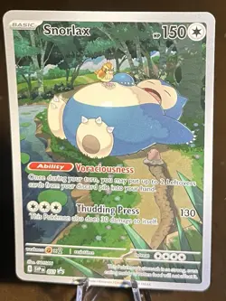 Pokemon SNORLAX Illustration Rare SVP Black Star Promo #051 ENG - Image 1