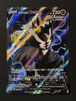2021 Pokemon SWSH Battle Styles 152/163 Rapid Strike Urshifu V - Image 1