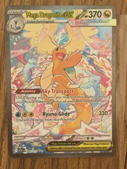 Mega Dragonite EX Pokemon Card Holo Rare ASC EN 290/217 370HP 330 Attack - Image 1
