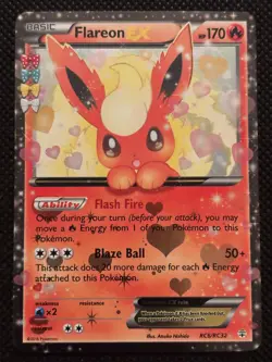 Flareon EX - RC28/RC32 - Pokemon Generations Radiant Collection Card NM - Image 1