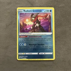 Pokemon TCG Radiant Greninja Sword & Shield - Astral Radiance 046/189 Holo NM - Image 1