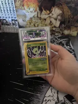 2002 POKEMON LEAGUE CELEBI BLACK STAR PROMO ACE 10 POP 4 Perfect subgrades! - Image 1