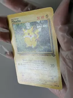 Pokemon Card WOTC Pikachu 60/64 Jungle Non-holo Common Unlimited - MP - Image 2