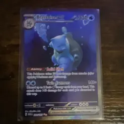 Pokemon Blastoise ex Special Illustration Rare Holo 200/165 330 HP Twin Cannons - Image 1