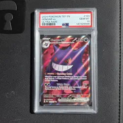 Pokemon Card - Gengar EX 193/162 Temporal Forces - PSA 10 - Image 1