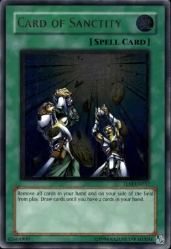 Card of Sanctity Unl Ed Ultimate Rare TLM-EN037 Yu-Gi-Oh! - Image 1