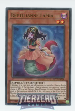 Yugioh Reptilianne Lamia GFP2-EN116 Ultra Rare 1st Edition Near Mint - Image 1