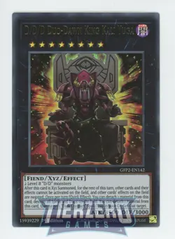 Yugioh D/D/D Duo-Dawn King Kali Yuga GFP2-EN142 Ultra Rare 1st Edition Near Mint - Image 1
