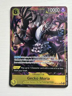 Gecko Moria OP14-104 SR Alt Art One Piece TCG English - Image 1