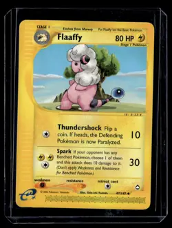 Flaaffy 047/147 Aquapolis Uncommon English Pokemon Card - Image 1