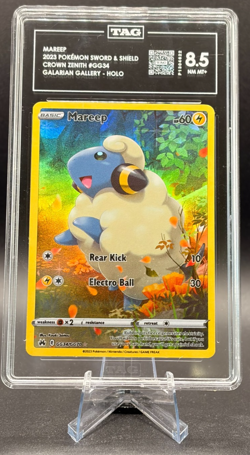 2023 Pokemon Crown Zenith Mareep GG34/GG70 Galarian Gallery TAG 8.5 NM-MT+ - Image 1