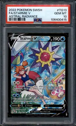 Starmie V - TG13/TG30 - PSA 10 - Full Art - Astral Radiance - Pokemon - 10687 - Image 1