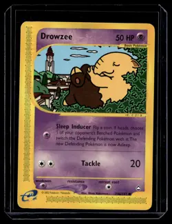 Drowzee 074a/147 Aquapolis Common English Pokemon Card - Image 1
