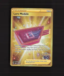 Lure Module 088/078 Pokemon GO Full Art Gold Secret Rare Holo Pokemon Card NM - Image 1