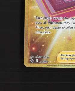 Lure Module 088/078 Pokemon GO Full Art Gold Secret Rare Holo Pokemon Card NM - Image 5