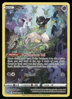 Pokemon Cards Mew GG10/GG70 Crown Zenith Galarian Gallery Holo NM - Image 1