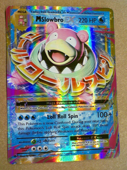 2016 Mega M Slowbro EX 27/108 Ultra Rare XY Evolutions Pokemon Card TCG - Image 1