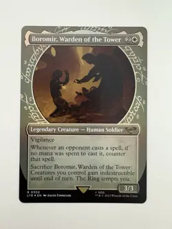 Boromir Warden of the Tower Foil Showcase MTG Magic Gathering Card NM Mint LTR - Image 1