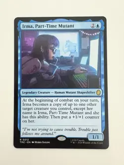 Irma Part-Time Mutant MTG Magic the Gathering Card NM Near Mint TMC - Image 1