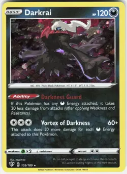 Darkrai - (Cosmos Holo) Promo Miscellaneous Cards & Products 105/189 NM Holo - Image 1