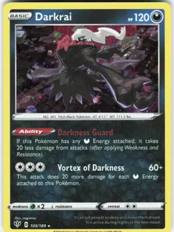 Darkrai - (Cosmos Holo) Promo Miscellaneous Cards & Products 105/189 NM Holo - Image 1