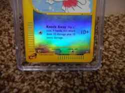 Goldeen cgc 8.5 NM MINT+ REVERSE HOLO Aquapolis 2003 E-Reader 78/147 psa card - Image 3