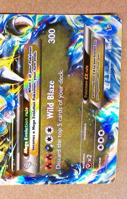 Pokemon M Charizard EX Flashfire Ultra Rare Holo Mega Evolution 69/106 Card - Image 3