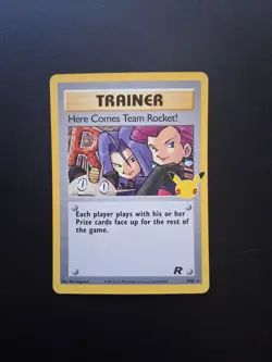 Here Comes Team Rocket 15/82 Celebrations Ultra Rare NM Pokemon Card - Image 1