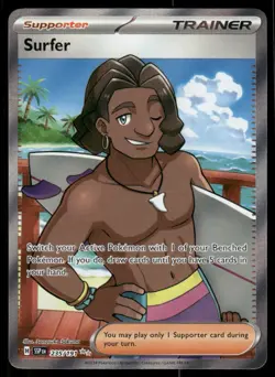 Pokemon Cards Surfer 235/191 Surging Sparks Ultra Rare NM *2 - Image 1
