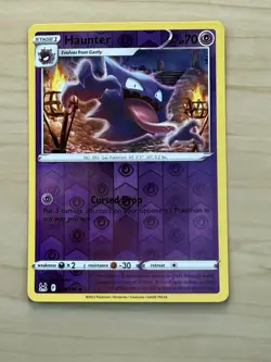 Pokemon TCG Haunter 65/196 Lost Origin Uncommon Card 2022 - Image 1