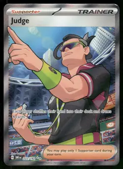 Pokemon Cards Judge 222/182 Destined Rivals Ultra Rare NM - Image 1