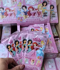 2023 Card Fun Disney Offical 100 Years Princess Colourful Sealed Box 30 Packs - Image 3