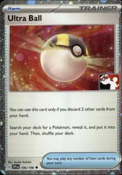 Ultra Ball - 196/198 - Prize Pack Series Cards Holo - Image 1