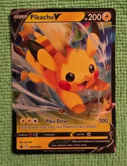 Pikachu V SWSH285 SWSH: Sword & Shield Promo Cards Holo - Image 1