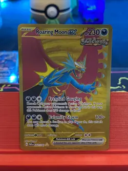 Roaring Moon ex – Gold Hyper Rare S&V Paradox Rift Card number: 262/182 - Image 1