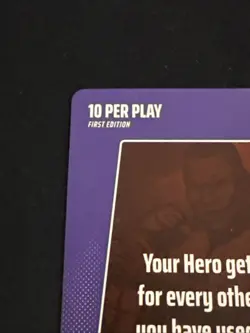 2025 Bo Jackson Battle Arena Alpha Update Play Card PL-7 ~ 10 Per Play ~ SSP - Image 5