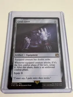 Magic: The Gathering Genji Glove Universes Beyond Final Fantasy Equipment Rare - Image 1