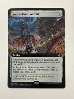 Aetherflux Conduit (Extended Art) Commander: Aetherdrift Regular - Image 2