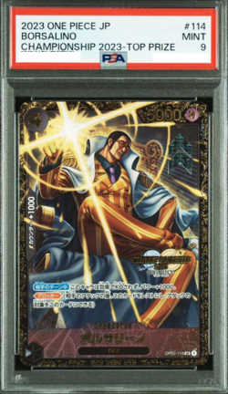 PSA 10 Borsalino OP02-114 SR Championship 2023 Top Prize One Piece Card Japanese - Image 1
