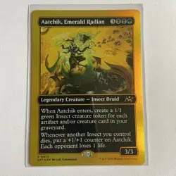 MTG: Aetherdrift - Aatchik, Emerald Radian(First Place Foil) Rare - 0473 NM - Image 1