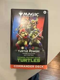 MTG Commander Deck "Turtle Power" Teenage Mutant Ninja Turtles TMNT NIB - Image 1
