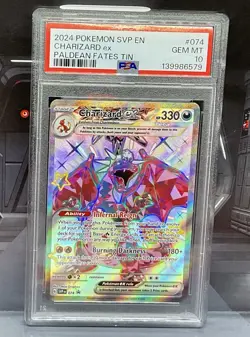 Charizard EX svp 074 black star promo Pokemon S&V: Paldean Fates PSA 10 Gem Mint - Image 2