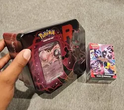 Pokemon Destined Rivals Booster Box & Team Rocket's Mewtwo Bundle Factory Sealed - Image 2