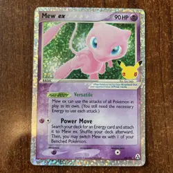 Pokemon TCG Celebrations Mew ex 88/92 Holo Front & Back Are Bottom Heavy - Image 1