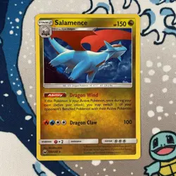 Salamence 106/168 Cosmos Holo Rare Promo Sun & Moon Celestial Storm Card 2018 NM - Image 1