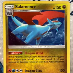 Salamence 106/168 Cosmos Holo Rare Promo Sun & Moon Celestial Storm Card 2018 NM - Image 2